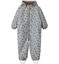 Lil' Atelier Snowsuit - NmmLasnow10 - AOP - Ultimate Grey/Airp