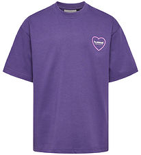 Hummel T-Shirt - HmlJR - Loose - Mystisch