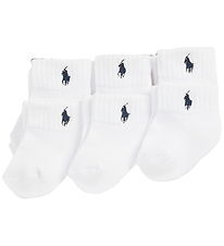 Polo Ralph Lauren Socks - 6-Pack - Classic+ - Navy White