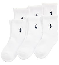 Polo Ralph Lauren Socks - 6- pack - Crew - White