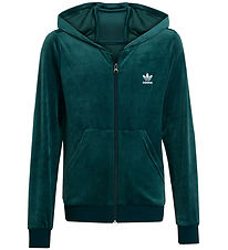 adidas Originals Cardigan - Velours - Aurivy/White