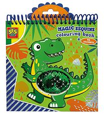 SES Creative Colouring Book w. Sequins/Stickers