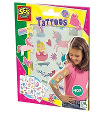 SES Creative - Tattoos - 40 pcs - Fairytale