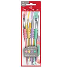 Faber-Castell Pinceaux - 4 pices - Pastel