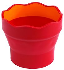 Faber-Castell Tasse Pour l'eau/la brosse - Click&Go - Rouge