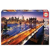 Educa Puzzlespiel - 3000 Teile - Manhattan bei Sunset