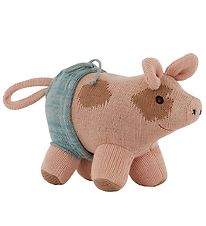 OYOY Teddy Bear - 15x19 cm - Hugo Mini Pig - Pink