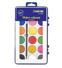 Playbox Aquarell m. Pinsel - 18 Farben