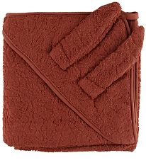 Pippi Baby towel - 83x83 cm - Marsala