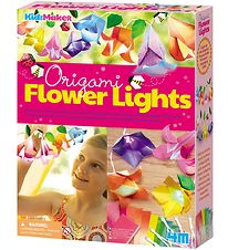 4M - KidzMaker - 180 cm - Origami Guirlande Lumineuse Fleurs