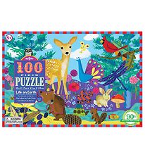 Eeboo Puzzlespiel - 100 Teile - Leben auf der Erde