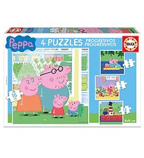 Educa Puzzel - 4 verschillende - Peppa Pig