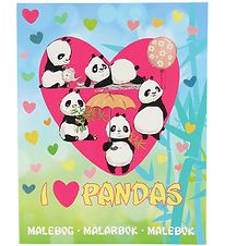 Karrusel Forlag Målarbok - I Love Pandas
