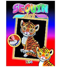 Sequin Art Art  Paillettes - Tia - Tigre