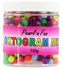 Pearl N Fun Beads - Octogram - 125 gram - Neon