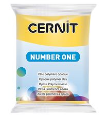 Cernit Polymer Lehm - Number One - Gelb