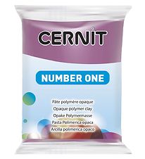 Cernit Polymer Lera - Number One - Ljuslila
