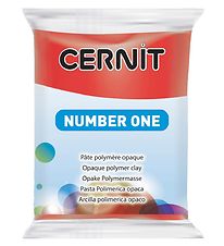 Cernit Polymer Lehm - Number One - Rot