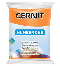 Cernit Polymer Clay - Number One - Orange
