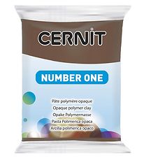 Cernit Polymer Ton - Nummer Eins - Braun