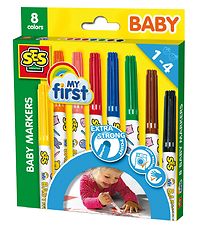 SES Creative - Babymarkers - 8 Kleuren
