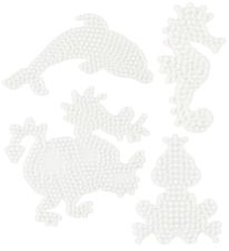 Hama Midi Perluspjald - 4 Stk. - Höfrungur/Sæhestur/Fræ/Dreki