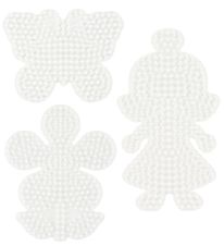 Hama Midi Pegboard - 3 pcs - Flower/Butterfly/Girl