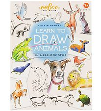 Eeboo Book - Learn To Draw - Animals - English