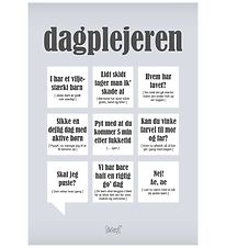 Dialægt Poster - 30x42 - The day care worker