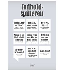 Dialægt Poster - 30x42 - The football player