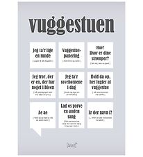 Dialægt Poster - 30x42 - Vuggestuen