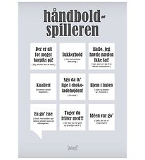 Dialægt Poster - 50x70 - Håndbold-Spilleren