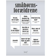 Dialægt Poster - 50x70 - Småbørnsforældre