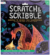 Ooly Scratch and Scribble Set - Fantastische Dragons