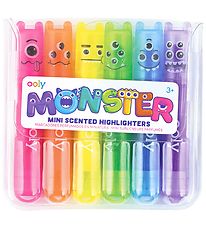 Ooly Mini Markeerstift m. Geur - Monster - 6 stk