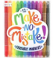 Ooly Erasable Markers - Make No Mistakes - 12 pcs - M