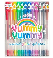 Ooly Gel Pens w. Fragrance - Yummy+ Yummy+ - 12 pcs