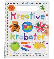Alvilda Activity Book w. Stickers - Krative Krabater - Danish