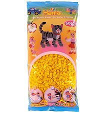 Hama Midi Beads - 6000 pcs - Yellow