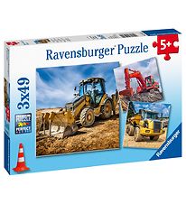 Ravensburger Jigsaw Puzzle - 3x49 Bricks - Digger that Work!