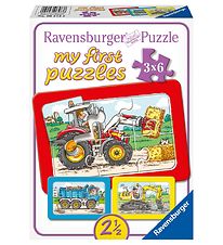 Ravensburger Puzzel - My First - 3x6 Bakstenen - Work