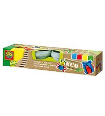 SES Creative Leklera - ECO - 4x90 g - 4 Färger