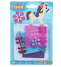 Hama Gems & Foam Rubber Sheet - Purple/Pink