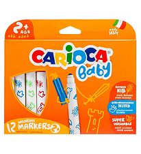 Carioca Bb Marqueurs Magiques - 12 pices - Multicolore