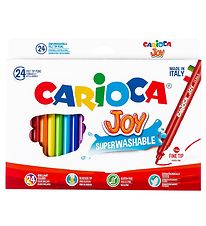 Carioca Joy Tússlitir - 24 Stk. - Marglitað