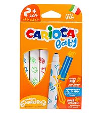 Carioca Baby Markers - 6 pcs - Multicoloured