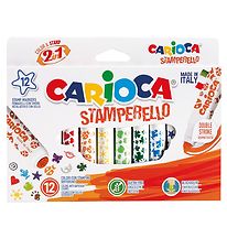 Carioca Stimpill Tússlitir - 12 Stk. - Marglitað