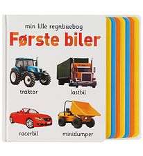 Alvilda Book - Min Lille Regnbuebog - Første Biler - Danish