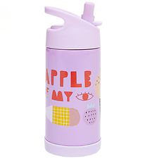 Petit Monkey Bouteille Thermos av. Paille - 350 ml - Violet av.