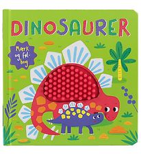 Karrusel Forlag Bok - Mærk Og Føl - Dinosaurer - Danska